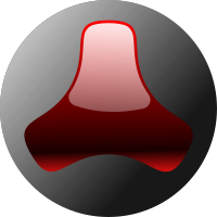 3 Corner plastik button