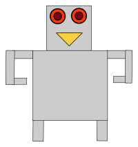 Silver robot