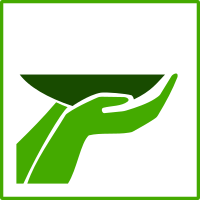 ECO green food icon