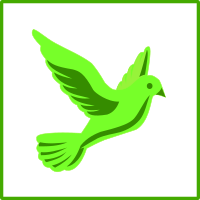 eco green peace icon