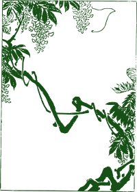Asian Vines - Split Frame