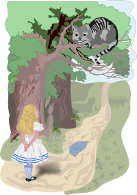 Alice and the Cheshire Cat