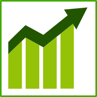 eco green growth icon