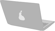 Laptop from rear