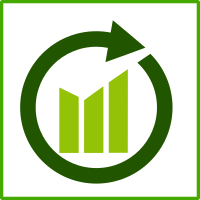 eco green growth icon