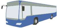 Blue bus