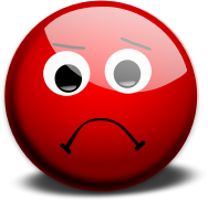 Sad face