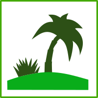 eco green tourism icon