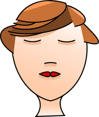 Woman's head