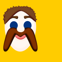 M is for Mustache, 01