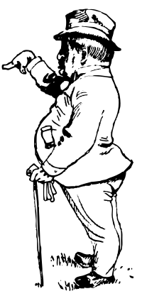 man in profile