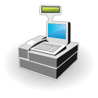 Cash register icon