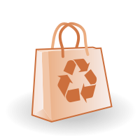Paper bag vector