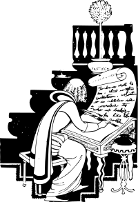 Man Writes a Letter