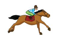 Galloping horse