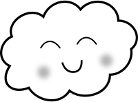 Happy Cloud - Coloring Book 