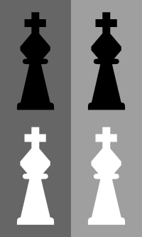 2D Chess set - King