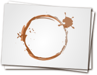 Coffee stain
