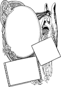 Three-part Frame and Angel
