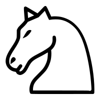 Chess tile - Knight 2