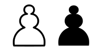 Chess tile - Pawn