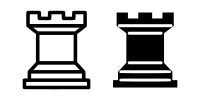 Chess tile - Rook