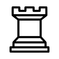 Chess tile - Rook 3