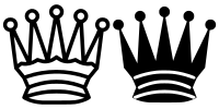 Chess tile - Queen