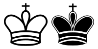 Chess tile - King