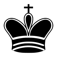 Chess tile - King 1