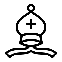 Chess tile - Bishop 1
