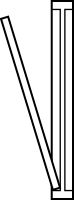 2D components - door (85cm)