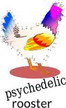 Psychedelyc rooster