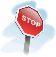 stop sign angled 2