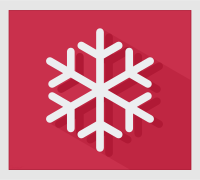 Single Modern Snowflake