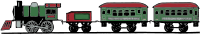 color toy train set
