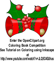 Christmas Bells - Coloring Book Page