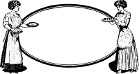 Two Women - Circle Frane