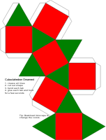 cuboctahedron ornament