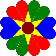Six Heart Flower