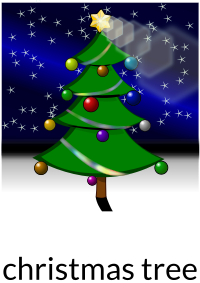 Christmas tree recolored