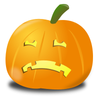 Sad pumpkin