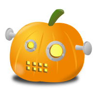 Robot pumpkin