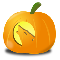 Wolf pumpkin