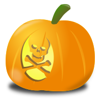 Skull pumpkin