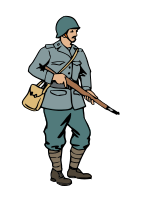 Italian soldier of WW2