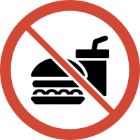No Food or Drink Sign