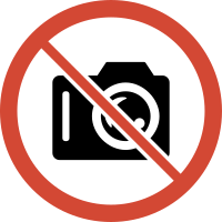 No Camera Sign