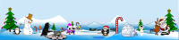 Artic North Pole Scene and Action View