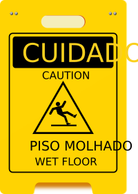 wet-floor-plaque